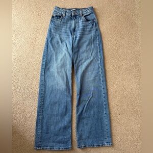 H&M Wide Leg Medium Wash Jeans
